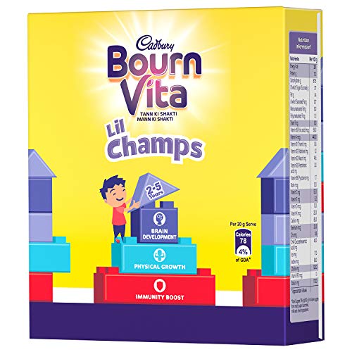 India Desire : Buy Cadbury Bournvita Little Champs Health Drink, 500 gm Jar at Rs. 194 from Amazon [MRP Rs 283]