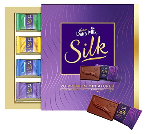 India Desire : Buy Cadbury Dairy Milk Silk Miniatures Chocolate Gift Pack, 2 X 200 g at Rs. 387 from Amazon [MRP Rs 860]