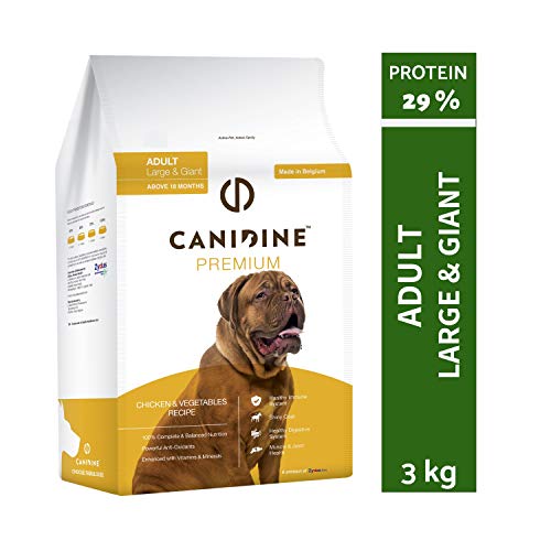 India Desire : Buy Canidine Adult Large & Giant, Chicken & Vegetables, Dry Dog Food by Zydus - 3kg at Rs. 600 from Amazon
