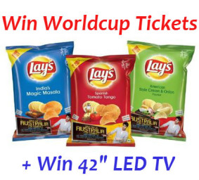 India Desire : Lays Offer: Buy Lays Potato Chips Pack of 3 and Get a Chance to win 42" LED TV @ Amazon