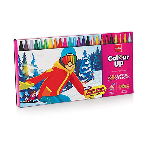 India Desire : Buy Cello ColourUp Plastic Crayon - Pack of 24 at Rs. 78 from Amazon