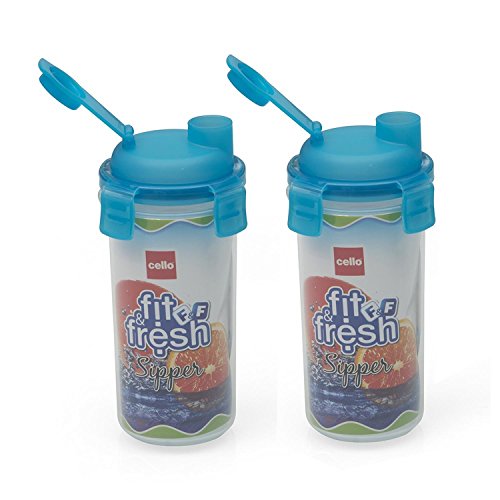India Desire : Buy Cello Fit & Fresh R - 450 Sipper Set, 450ml, Set of 2 at Rs. 143 from Amazon [MRP Rs 320]