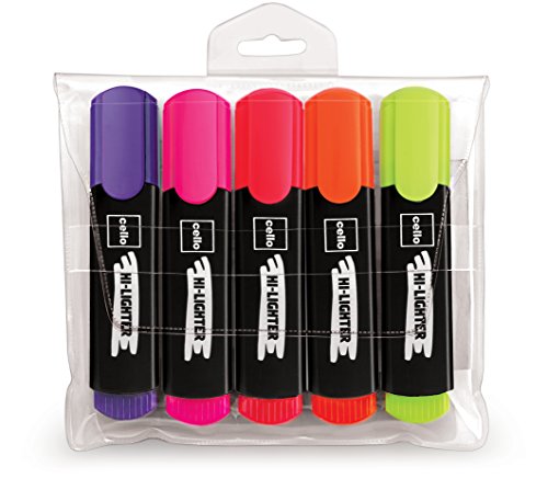 India Desire : Buy Cello Highlighter - Pack of 5 (Multicolor) at Rs. 79 from Amazon [Regular Price Rs 100]
