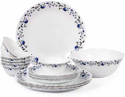 India Desire : Buy Cello Imperial Vinea Pack of 19 Dinner Set(Opalware) at Rs. 999 from Flipkart [Regular Price Rs 1399]