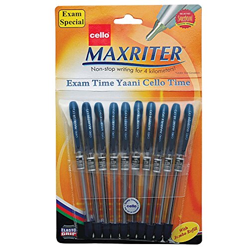 India Desire : Buy Cello Maxriter Ball Pen Set - Pack of 10 (Blue) at Rs. 75 from Amazon [Selling Price Rs 100]