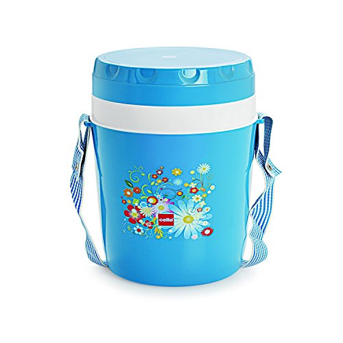 India Desire : Buy Cello Micra Insulated 3 Container Lunch Carrier, Blue at Rs. 253 from Amazon