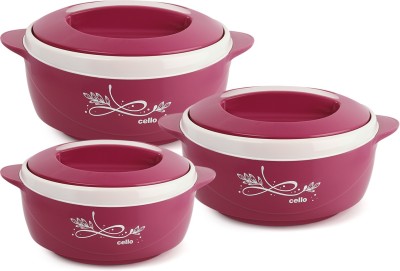 India Desire : Buy Cello Sapphire Pack of 3 Thermoware Casserole Set From Rs. 589 At Flipkart [Flat 57% Off]