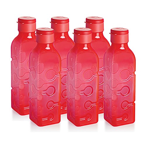India Desire : Buy Cello Tango Polypropylene Bottle Set, 600ml, Set of 6, Red at Rs. 188 from Amazon