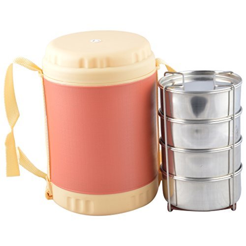 India Desire : Buy Cello Thermostar Insulated 4 Container Lunch Carrier, Brown at Rs. 479 from Amazon [MRP Rs 706]