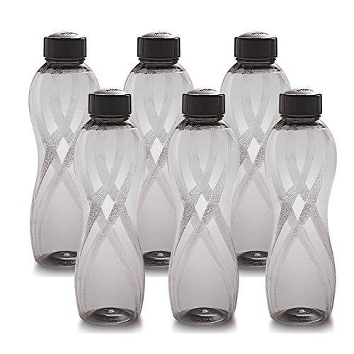 India Desire : Buy Cello Twisty PET Bottle Set, 1000ml, Set of 6, Black at Rs. 156 from Amazon [MRP Rs 275]