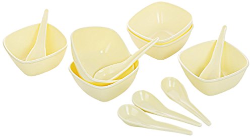 India Desire : Buy Cello Ware Square Soup Set, 12-Pieces, M.Pearl at Rs. 187 from Amazon [Selling Price Rs 368]
