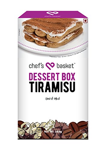 India Desire : Buy Chef's Basket Dark and Moist Dessert Box Tiramisu Box, 183g at Rs. 125 from Amazon [50% Off]