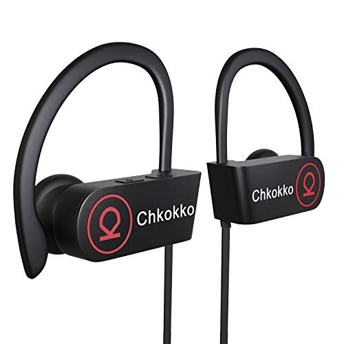 India Desire : Buy Chkokko Mercury M2 IPX7 Waterproof Wireless Bluetooth Earphones with Silicon Hooks and Mic (Black) at Rs. 799 from Amazon