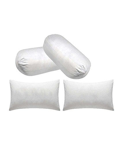 India Desire : Buy Christy's Collection Polyester 4 Piece Filler Set, White at Rs. 378 from Amazon [Flat 81% Off]
