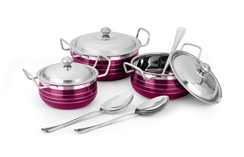 India Desire : Buy Classic Essentials Enamle Cookware Set 9 Cook n Serve Casseroles at Rs. 485 from Amazon