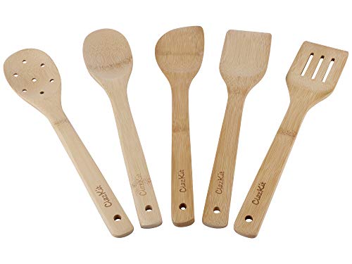 India Desire : Buy ClazKit Wood Cooking Spoon, 5-Pieces, Brown at Rs. 83 from Amazon