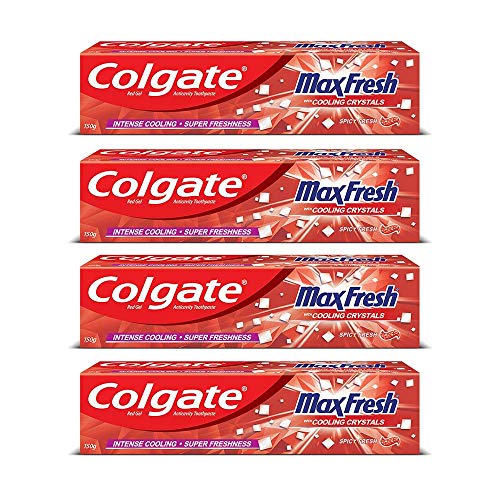 India Desire : Buy Colgate Maxfresh Spicy Fresh Red Gel Toothpaste, 150g (Pack of 4) at Rs. 250 from Amazon