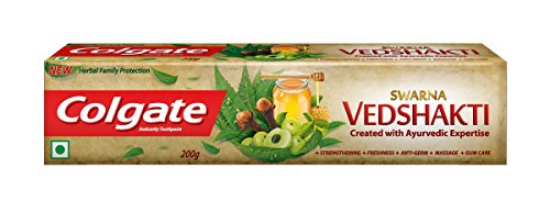 India Desire : Buy Colgate Swarna Vedshakti Toothpaste 200 g (Pack of 4) at Rs. 239 from Flipkart [Regular Price Rs 267]