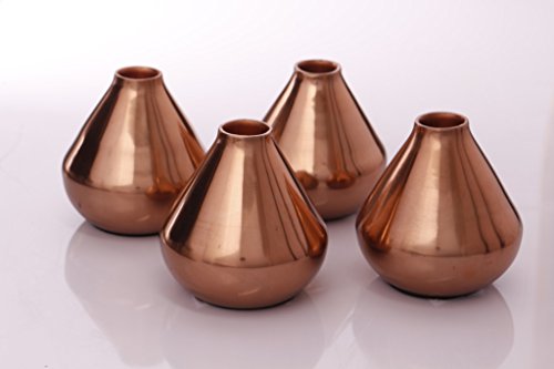 India Desire : Buy Copper Cracker Candle (Set Of 4) Holder By Kraft Seeds at Rs. 162 from Amazon