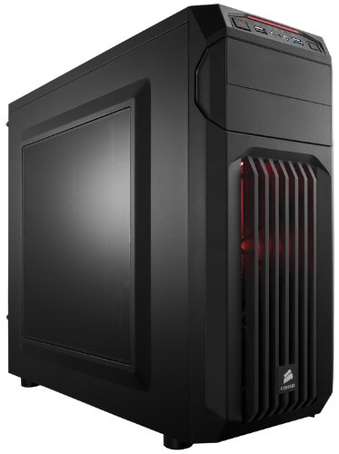 India Desire : Buy Corsair Carbide Series CC-9011050-WW Mid-Tower Steel Gaming Case with Red LED (Black) at Rs. 2845 from Amazon [Regular Price Rs 3800]