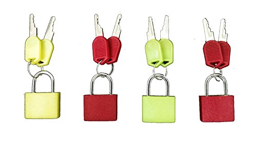 India Desire : Buy CrownLit™ Set of 4 Small Padlocks for Securing Luggage while Travelling At Rs 45 From Amazon