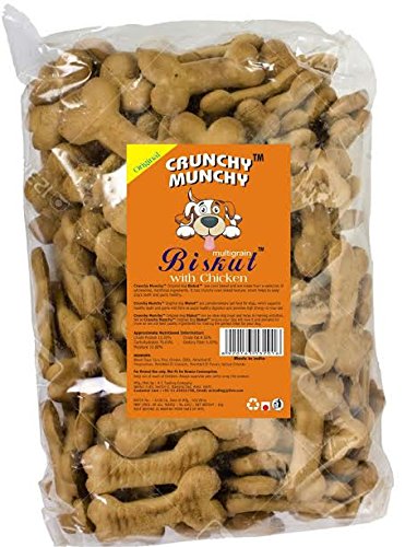 India Desire : Buy Crunchy Munchy Multi Grain Dog Biscuit, Chicken, 1 kg at Rs. 74 from Amazon