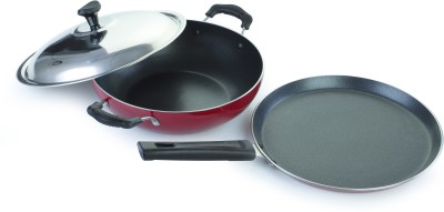 India Desire : Buy Crystal Vivid Series Induction Bottom Cookware Set(Aluminium, 2 - Piece) at Rs. 539 from Flipkart [Regular Price Rs 799]