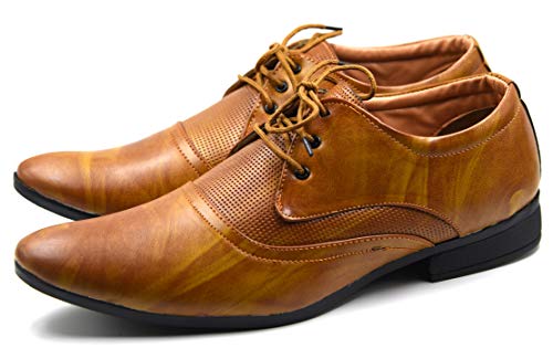 India Desire : Buy DE LOYON Synthetic Leather Formal Derby Shoes for Men (6, Brown) at Rs. 199 from Amazon [Selling Price Rs 499]