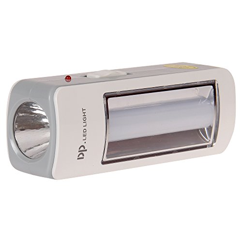 India Desire : Buy DP 7107B 2.5-Watt Emergency Light with Torch (White) at Rs. 239 from Amazon