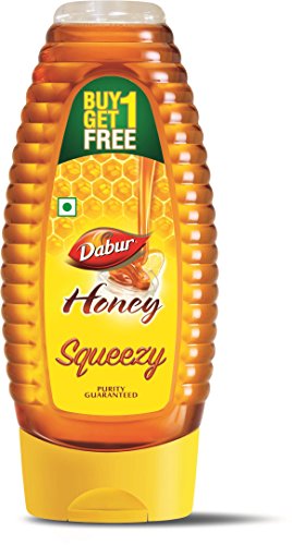 India Desire : Buy Dabur 100% Pure Honey Squeezy Pack 225gm ( Buy 1 Get 1 Free) at Rs. 132 from Amazon [MRP Rs 160]