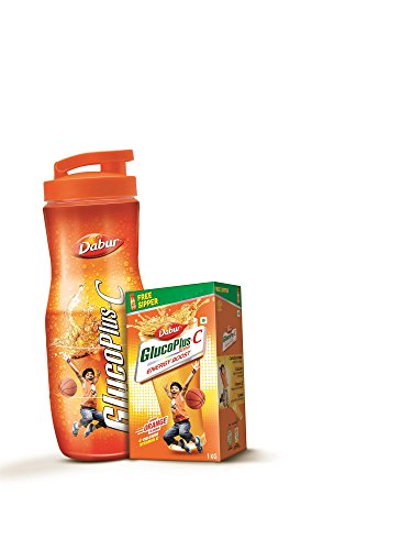 India Desire : Buy Dabur Gluco Plus C, 1kg (Orange) with Free Sipper at Rs. 198 from Amazon [Regular Price Rs 250]