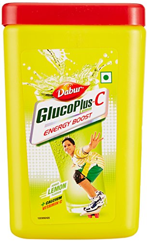 India Desire : Buy Dabur Gluco Plus C Energy Boost Lemon - 400 g Jar at Rs. 112 from Amazon [MRP Rs 145]