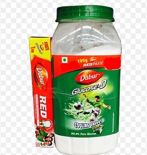 India Desire : Buy Dabur Glucose D 1 kg  And Dabur Red Paste 100 g At Rs 121 From Amazon