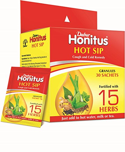 India Desire : Buy Dabur Honitus Hot Sip Ayurvedic Khaada (Pack of 30 Sachets) at Rs. 114 from Amazon