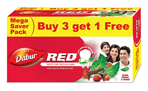 India Desire : Buy Dabur Red Paste, 150g (Buy 3 Get 1 Free) at Rs. 180 from Amazon [Selling Price Rs 200]
