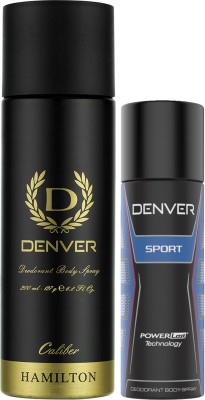 India Desire : Buy Denver Caliber & Sports Nano Deodorant Spray  -  For Men(250 ml, Pack of 2) at Rs. 193 from Flipkart