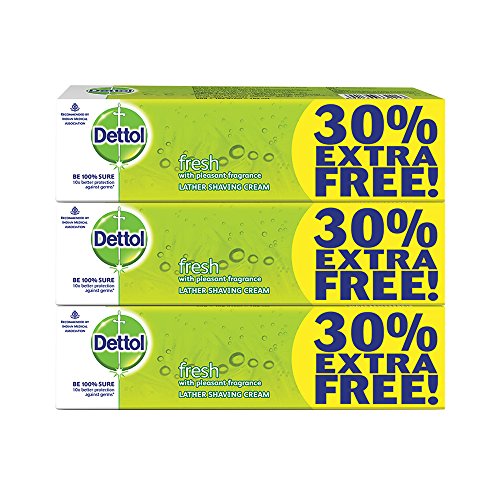 India Desire : Buy Dettol Fresh Shaving Cream - 78g (Pack of 3) at Rs. 118  from Amazon [Selling Price Rs 225]