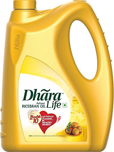 India Desire : Buy Dhara Life Refined Ricebran Oil Jar, 5L at Rs. 399 from Amazon [Regular Price Rs 549]