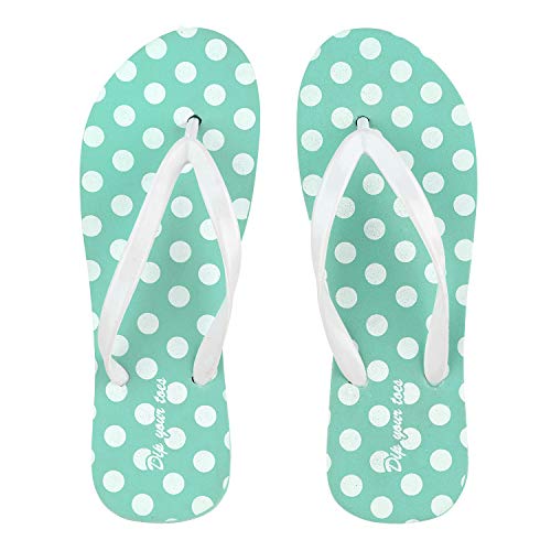 India Desire : Buy Dip your toes Womens Flip Flops and House Slippers (6, Green & White) at Rs. 99 from Amazon [MRP Rs 499]