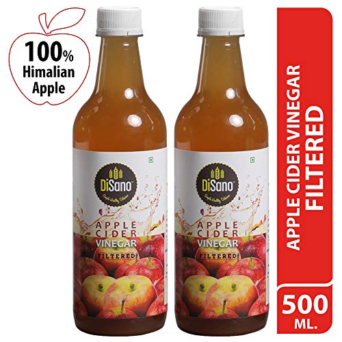 India Desire : Buy Disano Apple Cider Vinegar, Filtered, 2 X 500 ml at Rs. 182 from Amazon [Selling Price Rs 309]