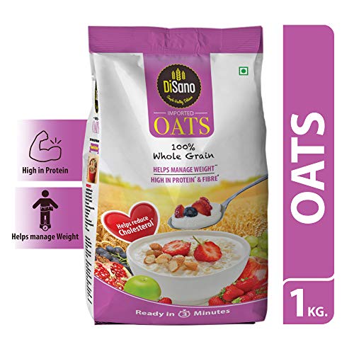 India Desire : Buy Disano High in Protein and Fibre Oats Pouch,  1 kg at Rs. 99 from Amazon