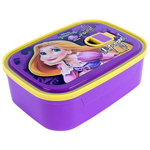 India Desire : Buy Disney Rapunzel Plastic Lunch Box, 960ml, Violet/Yellow at Rs. 129 from Amazon