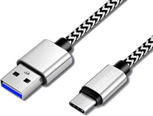 India Desire : Buy Diziblue Type C Cable Tough Nylon Braided 2.4A Fast Charging 3.3 Feet Cable at Rs. 99 from Amazon