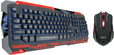 India Desire : Buy Dragon War X Q2 Gaming Keyboard and Mouse Combo Wired USB Gaming Keyboard(Black) at Rs. 1499 from Flipkart [Regular Price Rs 2299]