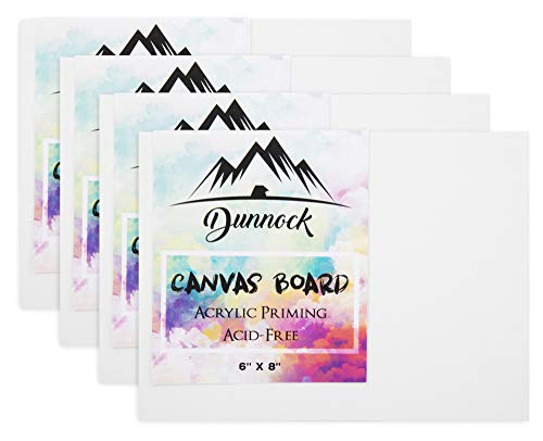 India Desire : Buy Dunnock Medium Grain Cotton Canvas Board, 6 x 8 inch, Set of 4 at Rs. 119 from Amazon