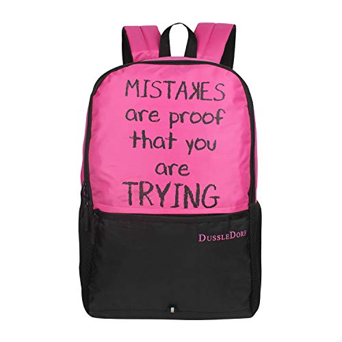 India Desire : Buy Dussle Dorf 25 Lt Magenta & Black Casual Backpack I bagpack at Rs. 299 from Amazon [Regular Price Rs 499]
