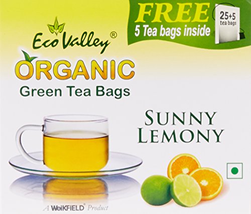 India Desire : Buy Eco Valley Organic Green Tea, Sunny Lemony, 25 Tea Bags at Rs. 99 from Amazon [MRP Rs 155]