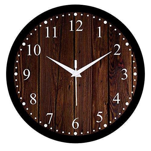 India Desire : Buy Efinito 12 inch Wooden Checkered Wall Clock for Home/Kitchen/Living Room/Bedroom at Rs. 149 from Amazon