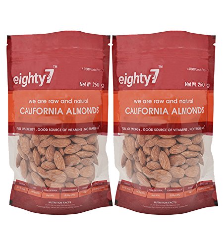 India Desire : Buy Eighty7 California Almonds 500 gms at Rs. 449 from Amazon [MRP Rs 774]