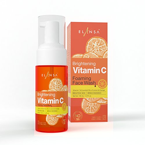 India Desire : Buy Elansa Brightening Vitamin C Foaming Face Wash with Therapeutic Grade Essential Oils, 100ml at Rs. 170 from Amazon [Regular Price Rs 349]